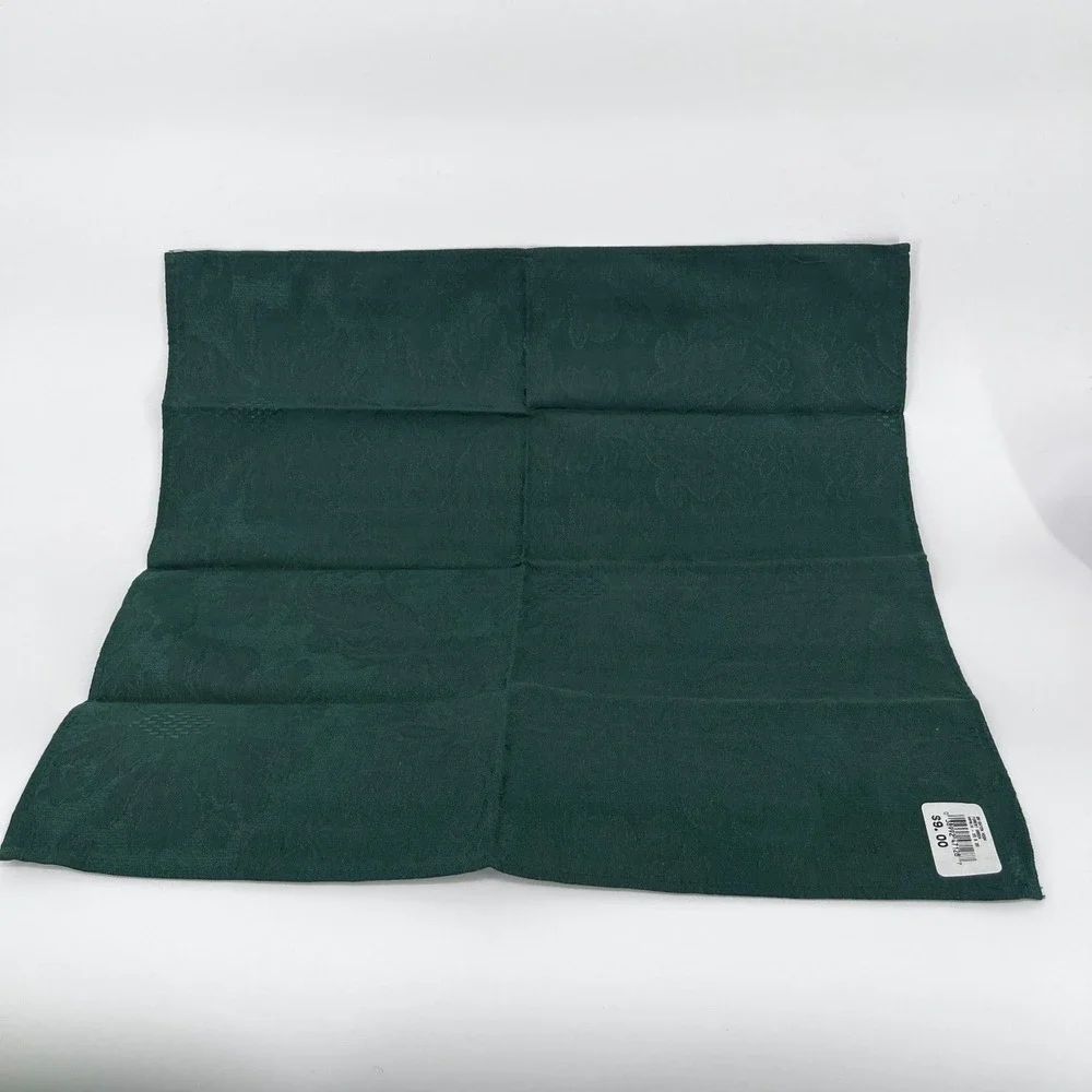 Wedgwood England Napkins Set of 6 Brighton Moon Green Floral Elegant Table Decor